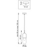 Светильник подвесной LIGHTSTAR Ramo 690111