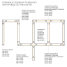 Трек четырехконтактный 3-фазный LIGHTSTAR 503038-R QUATTRO встраиваемый со стыковочными пазами 3м, ЧЕРНЫЙ